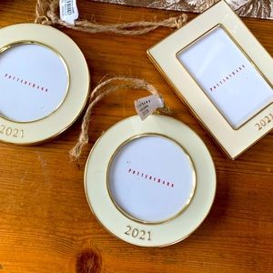 3 Pottery Barn ornaments